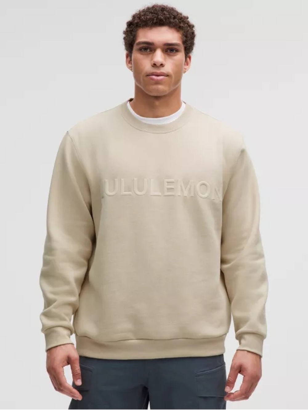 Lululemon Steady State Graphic Crewneck Sweatshirt L